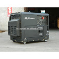 7KW silent electric three phase air-cooled diesel generator with digital panel